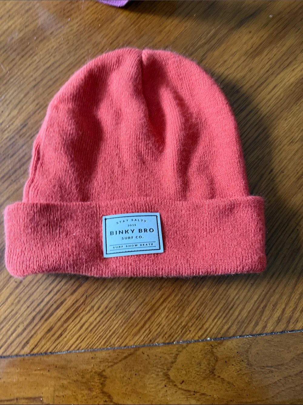 Kids' Coral Beanie - Cozy Knit Hat